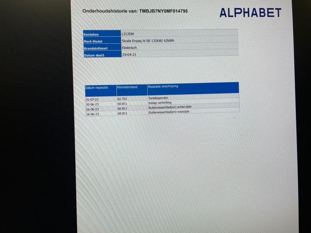 SKODA-ENYAQ-60 - Carplay, Stoelverwaming, Cruise, SOH 93%