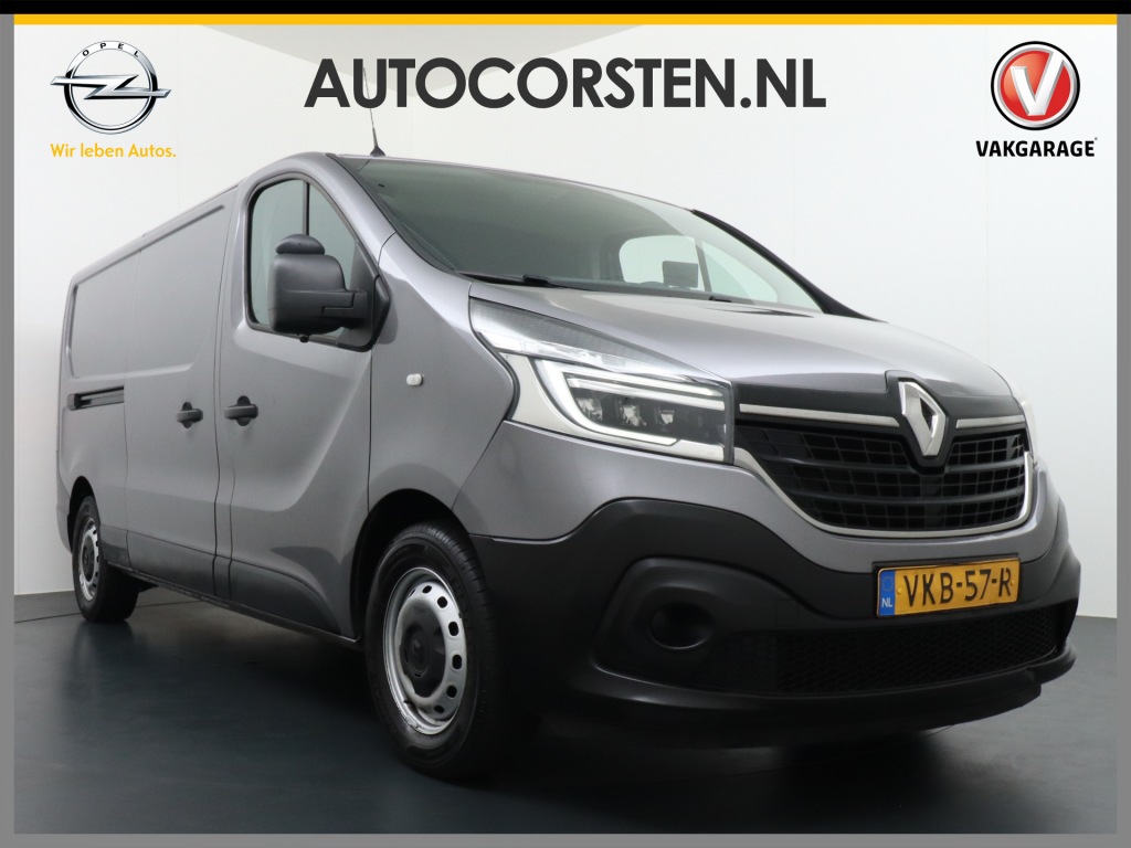 RENAULT-TRAFIC-2.0dCi 146pk AUT-6 Camera Trekhaak Pdc Airco L2H1 Cruise Control Elektr.Spiegels+Verwarmd DAB Bluetooth Led Betonplex vloer Lat